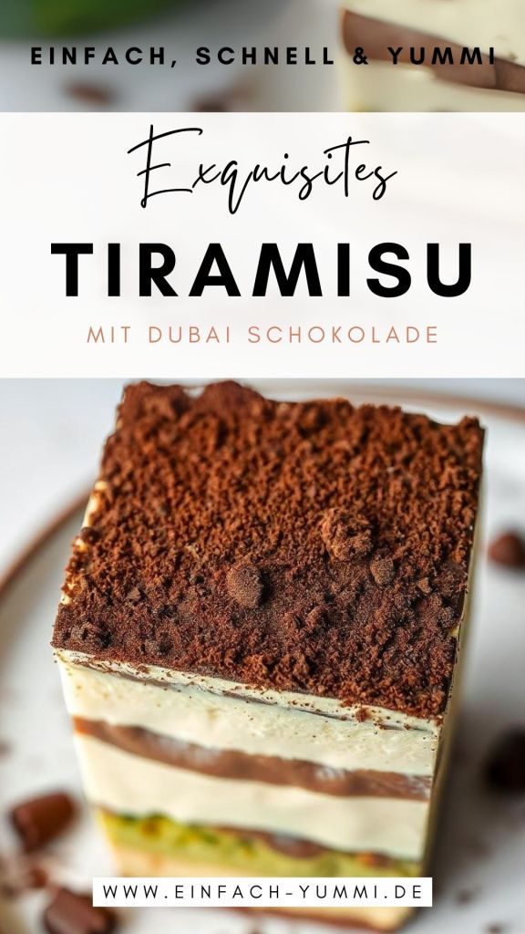 Dubai Schokolade Tiramisu Tiktok Trend: Schnell & lecker - Einfach Yummi Dubai Schokolade Tiramisu Tiktok Trend: Schnell & lecker - Einfach Yummi