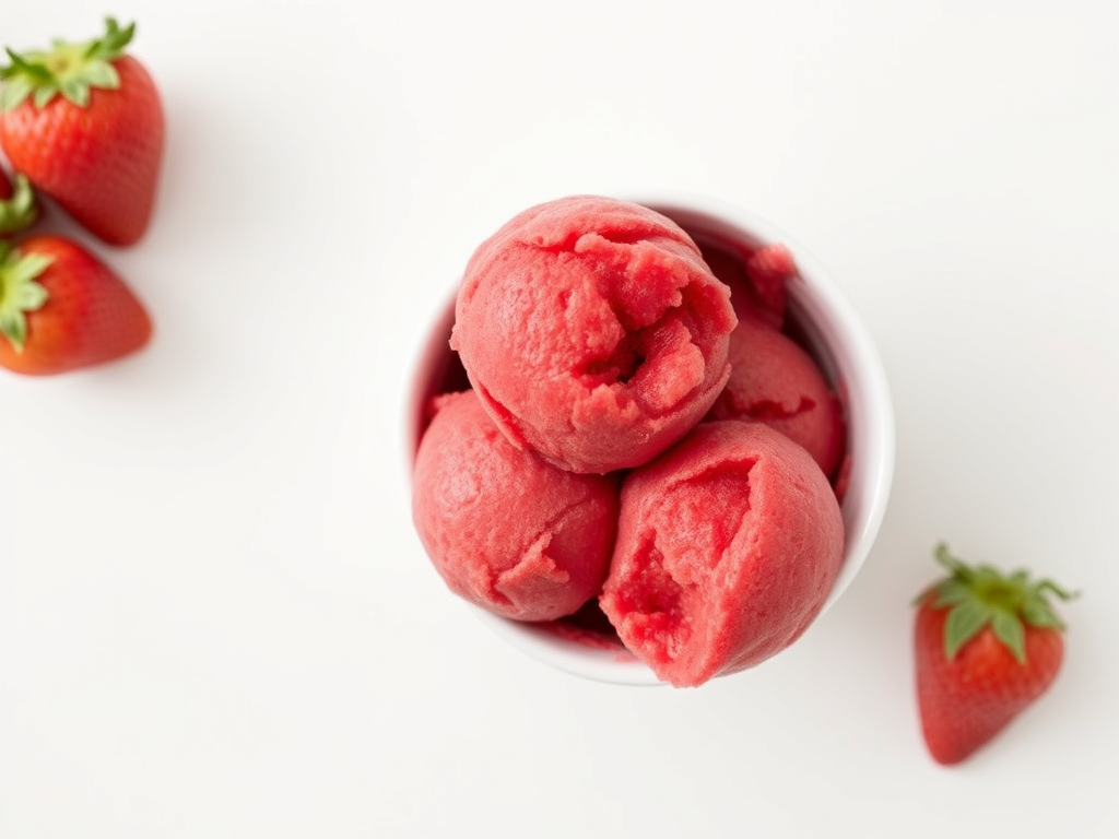 Ninja Creami Erdbeer-Sorbet: Nur 3 Zutaten! - Einfach Yummi Ninja Creami Erdbeer-Sorbet: Nur 3 Zutaten! - Einfach Yummi